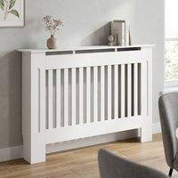 STILVORA Radiator Cover with Top Shelf White
