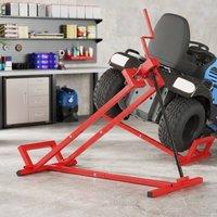 STILVORA Mower Jack Lift 400 kg Foldable Steel Red