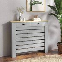 STILVORA Radiator Cover with Drawer Grey