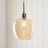 Pagazzi Zula 1-Light Champagne Pendant in Beige