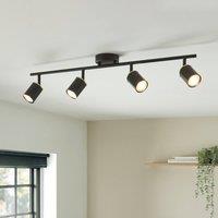 Pagazzi Talbot Matte Black 4-Spot Bar
