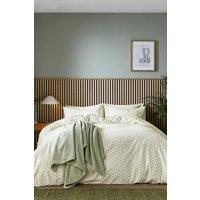 Helena Springfield 'Leaf Sprig' Duvet Cover Set in Green | Size: Super King