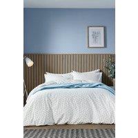 Helena Springfield 'Leaf Sprig' Duvet Cover Set in Blue | Size: King