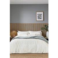 Helena Springfield 'Leaf Sprig' Duvet Cover Set in Grey | Size: Double