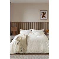 Helena Springfield 'Leaf Sprig' Duvet Cover Set in Cream | Size: Double