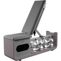 Myga Home Training Bench Set in Dark Brown