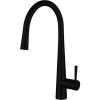 Balterley Contemporary Pull Out Single Lever Kitchen Mixer Tap, Black