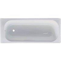 Balterley Rectangular Single Ended No Tap Hole Steel Bath, 1500 x 700 x 390mm in White