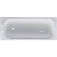 Balterley Modern Rectangular SE Bath 1600x700x355mm 2 Tap Holes - White