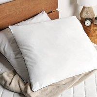 Wyld and Coco Japara Cotton Pillows 2 Pack White 80 x 80 cm Satin Piping