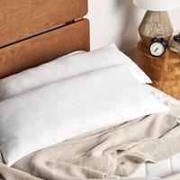 Wyld and Coco 2 Pack White Microfibre Pillows 40 x 80 cm High Profile