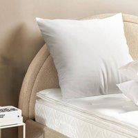Wyld and Coco High Profile Bed Pillow White Microfibre Cover Polyester Fill