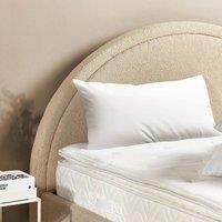 Wyld and Coco 40 x 80 cm Low-Profile Microfibre Pillow White