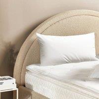 Wyld and Coco Microfibre Bed Pillow 40 x 80 cm White - High Profile Soft | Size: Pram