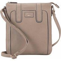 Paul Costelloe Marble Leather Cross Body Bag in Taupe