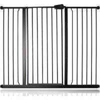 Safetots Child & Pet Gate Pressure Fit Baby Gate in Black | Size: 81.4 cm - 89 cm