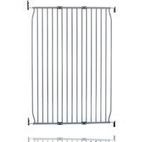 Safetots Extra Tall Natural Screw Fit Baby Gate Screw Fit Baby Gate 100cm Tall in Grey | Size: 110 cm - 120 cm