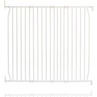 Safetots Wooden Heritage Flat Step Gate Pressure Fit Baby Gate in White | Size: 71 cm - 79 cm