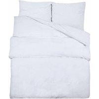 Berkfield Home Duvet Cover Set White 225x220 cm Cotton