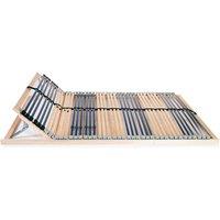 Berkfield Home Slatted Bed Base with 42 Slats 7 Zones 140x200 cm