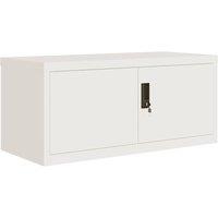 Berkfield Home Durable File Cabinet White 90x40x220 cm Steel | Size: 90 x 40 x 220 cm