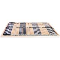 Berkfield Home Slatted Bed Base with 42 Slats 7 Zones 140x200 cm