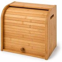 FLAVORA Double Layer Bamboo Roll Top Bread Bin in Natural | Size: 0.6m2