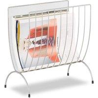 Kelvenix Standing Magazine Rack Silver