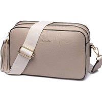 Raffaella Women's Tassel Crossbody Bag in Taupe