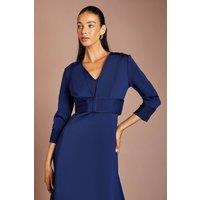 Coast Women's Long Sleeve Bandage Jacket in Navy | Size: 16