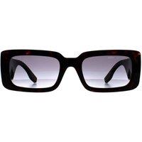 Marc Jacobs Women's Rectangle Dark Havana Grey Azure Gradient MARC 804/S in Brown