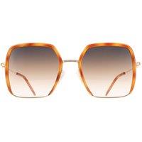 Hugo Boss Women's Square Havana Gold Grey Brown Gradient BOSS 1783/S