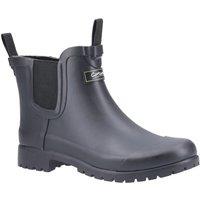 Cotswold Women's 'Blenheim' Rubber Plain Wellington Boots in Black | Size: 6