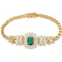 Latelita Women's Countess Gemstone Bracelet Emerald Gold