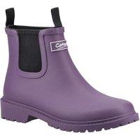 Cotswold Women's Barton Wellington in Purple | Size: 8