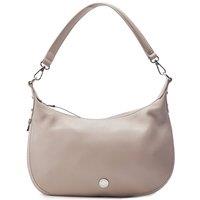 Moda In Pelle Women's 'Anisa Bag' Leather Shoulder Bag in Beige