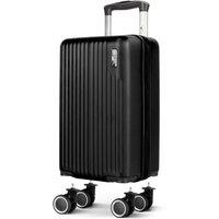 Lugg Vacay 40cm Suitcase, ABS Hard Shell, Underseat Compatible (40x30x20cm) in Black | Size: 40 x 30 x 20 cm