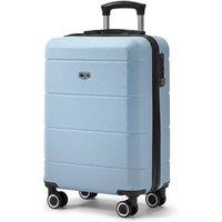 Lugg Jetset 20inch Cabin Suitcase, ABS Hard Shell, TSA Lock (55x35x23cm) in Light Blue | Size: 55 x 35 x 23 cm