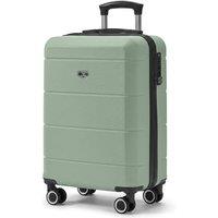Lugg Jetset 20inch Cabin Suitcase, ABS Hard Shell, TSA Lock (55x35x23cm) in Light Green | Size: 55 x 35 x 23 cm