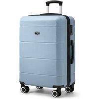 Lugg Jetset 24inch Suitcase, ABS Hard Shell, TSA Lock (65x44x25.5cm) in Light Blue | Size: Medium