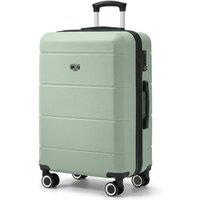 Lugg Jetset 24inch Suitcase, ABS Hard Shell, TSA Lock (65x44x25.5cm) in Light Green | Size: Medium