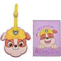 Paw Patrol Passport & Luggage Tag - Rubble