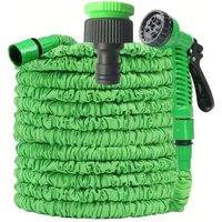 FLAVORA 50ft / 15m Expandable Magic Hose Garden Hose Pipe in Green | Size: 100g