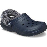Crocs Classic Fleece Lined Clog in Navy | Size: 6