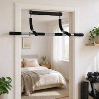 STILVORA Pull-Up Bar Adjustable Doorway Design Black