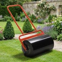 STILVORA Lawn Roller 38 L Steel Black