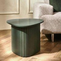 OHS Madison Ribbed Side Table Corner Bedroom Living Room Office Bedside in Green