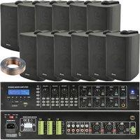 Loops 6 Zone Matrix Bluetooth Mixer Amplifier Amp 12 Speaker System Switch Splitter PA