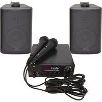Loops Home Karaoke Machine Kit Speakers & Microphones Player Amplifier Children's TV