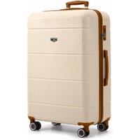 Lugg Jetset 32inch Suitcase, ABS Hard Shell, TSA Lock (86x58x31cm) in Beige | Size: 86 x 58 x 31 cm